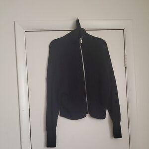 Torrid's Black Zip-Up Sweater